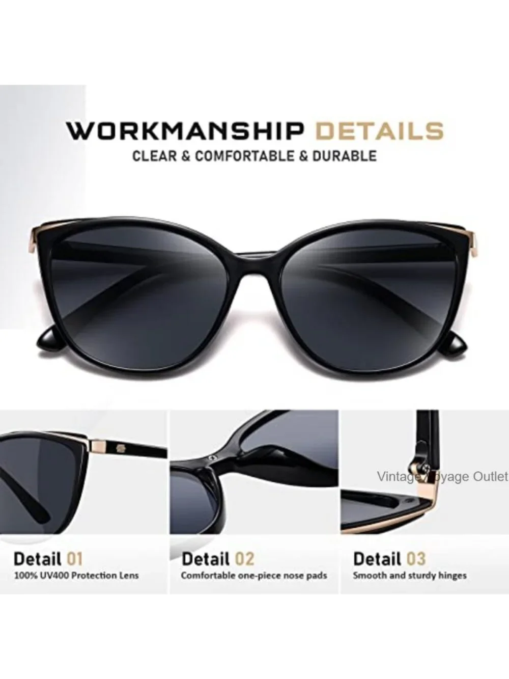 Women's Soft Cat Eye Sunglasses UV400 Protection Fashion Shades
